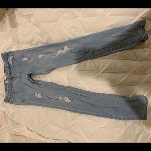 Light wash jeans
